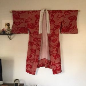 Vintage silk kimono, purchased in Kyoto